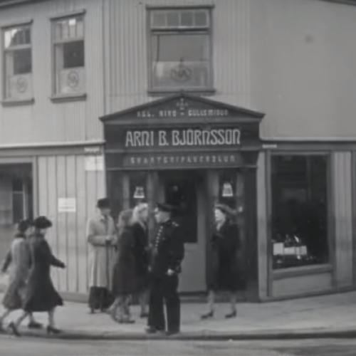 outside Arni B Bjornsson shot